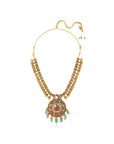 Temple Gold Long Necklace Set