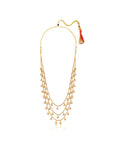 Layered Temple Gold Necklace Set