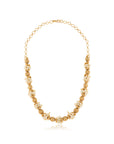 Floral Temple Gold Necklace Set