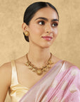 Gaya Temple Gold Necklace Set