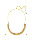 Coin Temple Gold Necklace Set
