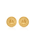 Coin Temple Gold Necklace Set