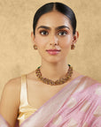 Bageecha Temple Gold Necklace Set