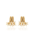 Gold Temple Statement Necklace Set