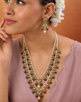Kundan Two Layer Necklace Set