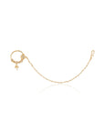Kundan Gold Dainty Nose Ring