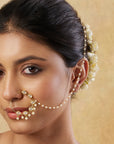 Rivaaz Kundan Nose Ring