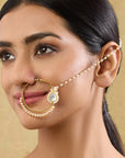 Mriga Kundan Nose Ring