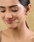 Aarohi Kundan Nose Ring