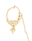 Nathni Kundan Gold Nose Ring