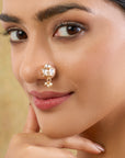 Meghna Kundan Nose Ring