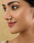 Kundan Gold Nose Ring Nathni