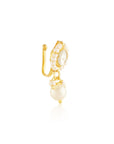 Small Kundan Gold Nose Ring