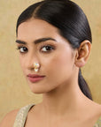 Small Kundan Gold Nose Ring