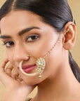 Aahana Kundan Nose Ring