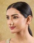 Leela Kundan Nose Ring