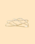 Zircon Criss Cross Palm Cuff