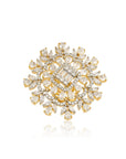 White Zircon Cocktail Ring