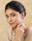 Nagina Statement Kundan Ring