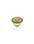 Vrinda Statement Kundan Polki Ring