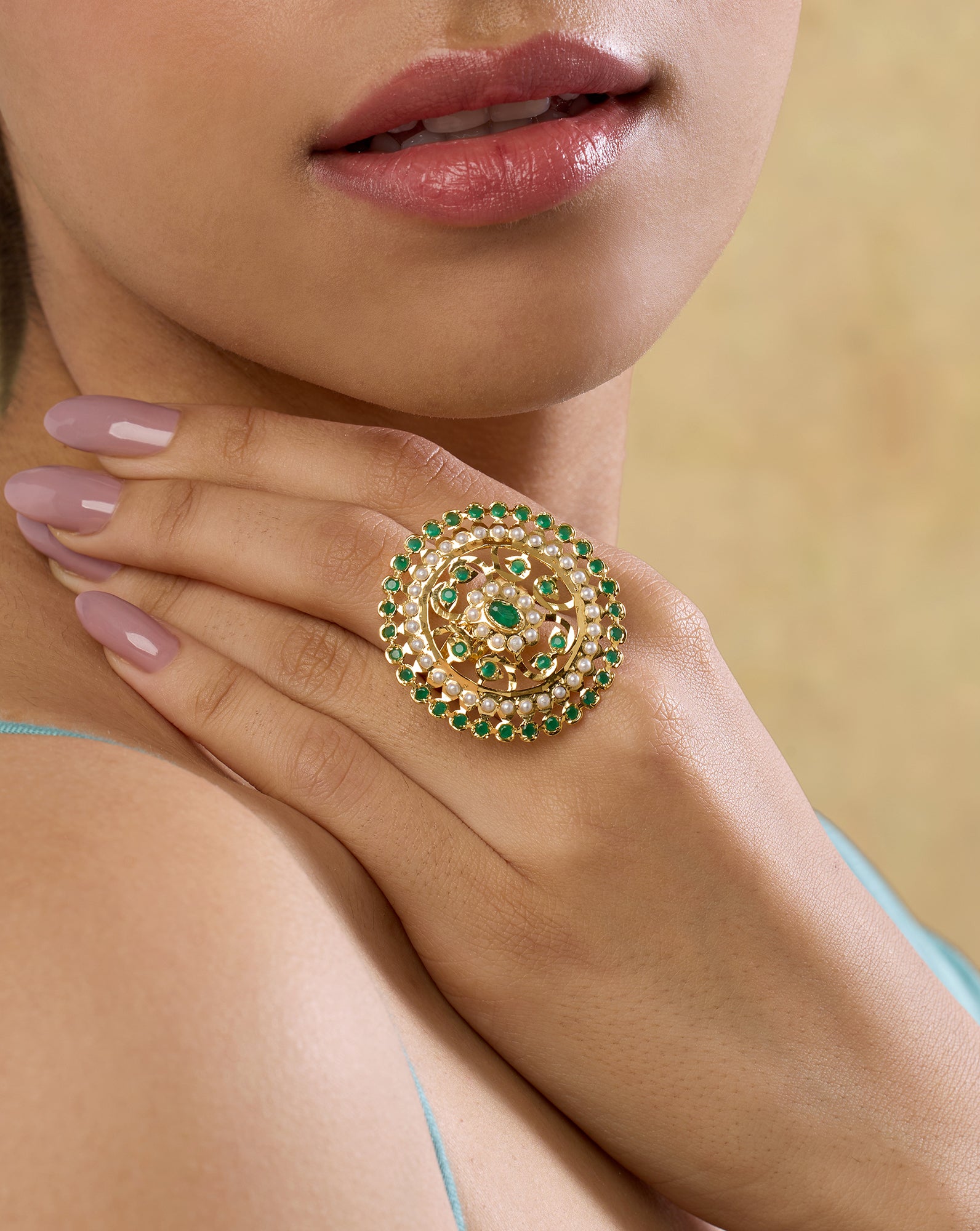 Ambi Jadau Ring