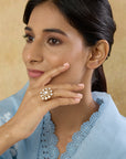Omivra Kundan Ring