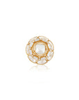 Kundan Gold Cocktail Ring