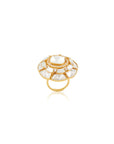Kundan Gold Cocktail Ring