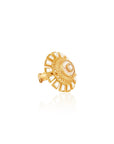 Antique Gold Kundan Polki Statement Ring