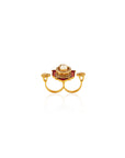 Kanavi Kundan Polki Ring