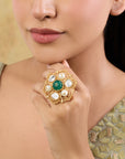 Riyasat Kundan Polki Ring