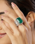 Riyanae Zircon Statement Ring
