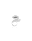 Zarvini Zircon Statement Ring