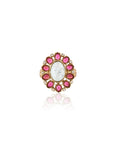 Ruby Kundan Polki Gold Ring