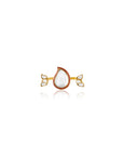 Kundan Statement Gold Two-Finger Ring