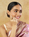 Temple Gold Statement Ring