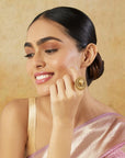 Ganesha Temple Gold Statement Ring