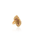 Gold Temple Statement Ring