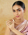Gold Elephant Temple Statement Ring