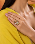 Matsya Kundan Ring
