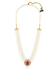 Manik Pearl Cocktail Necklace Set