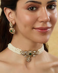 Noorana Kundan Polki Necklace Set