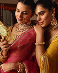 Punjabi Jadau Choker Necklace Set