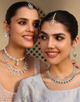Pearl Zirconia Necklace Set