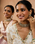 Kundan Necklace and Earrings Set