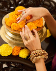 Meena Temple Statement Ring