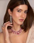 Abira Zircon Necklace Set