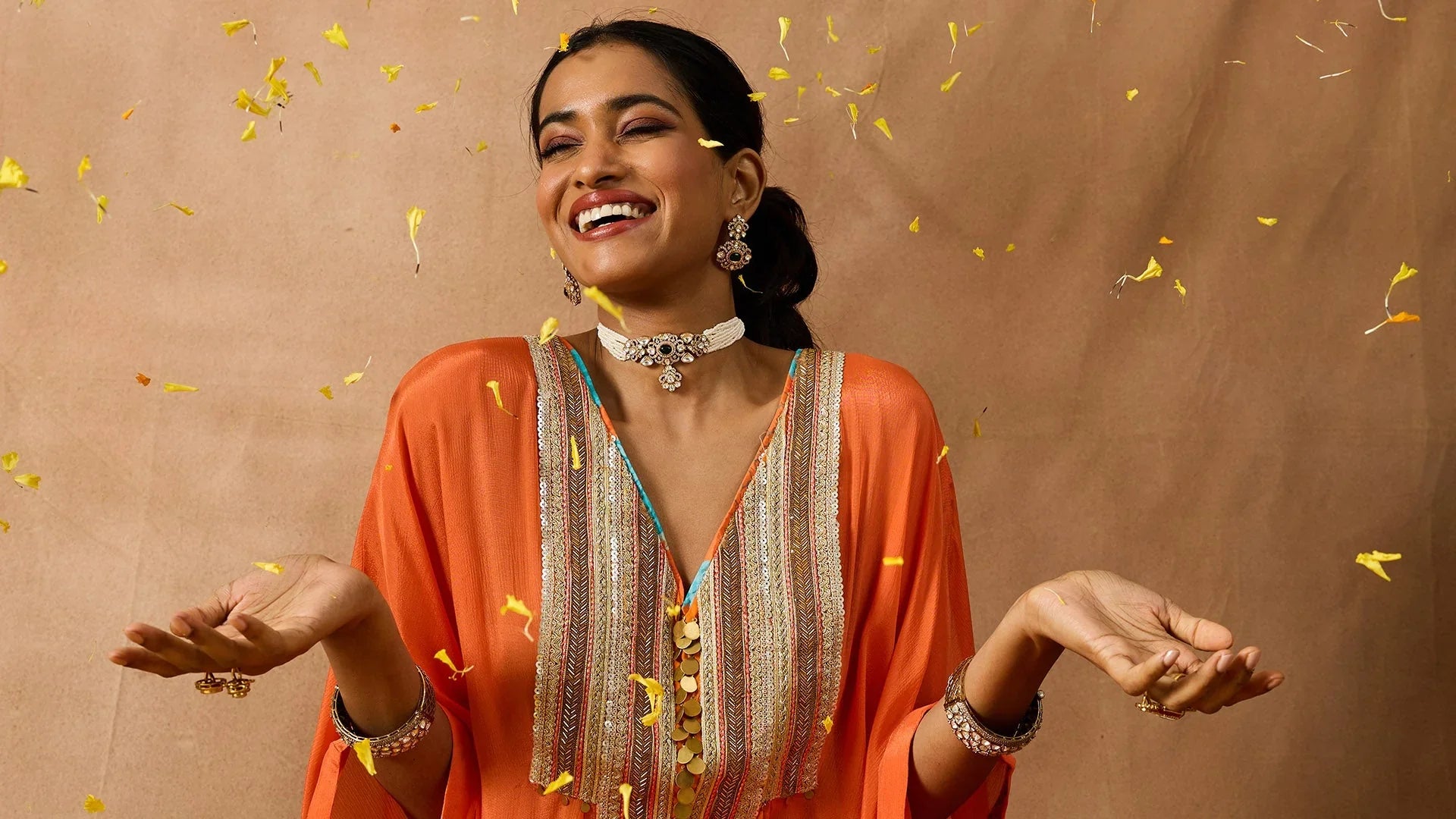 Haldi Ceremony Jewellery: Fresh, Floral &amp; Made for Sunshine Details