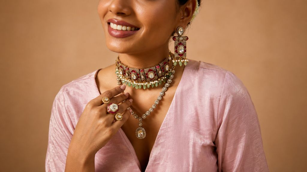 How to Match Necklace Sets & Earrings for Every Indian Outfit in 2026