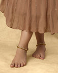 Shanira Kundan Polki Anklet